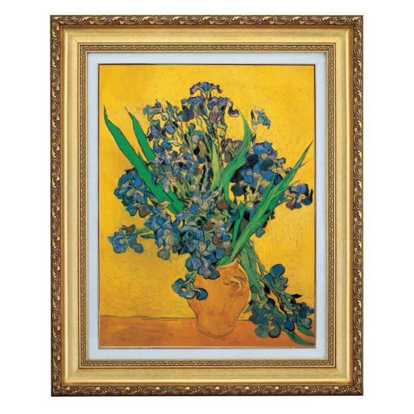 ゴッホ アイリス アート 額縁 インテリア ゴッホ アイリス 10号 立体複製名画 額付き 壁掛け 有名画家 アートの