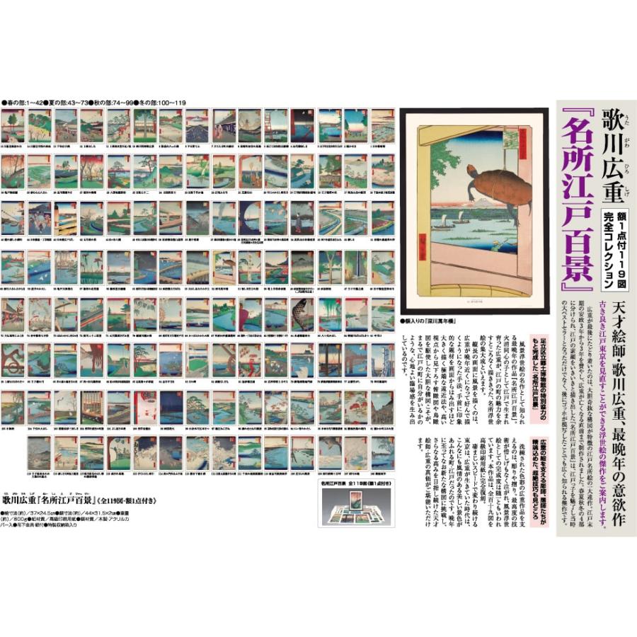 歌川広重 名所江戸百景 119図 浮世絵コレクション 完全復刻 額1 歌川広重 名所江戸百景 119図 浮世絵コレクション 完全復刻 額1