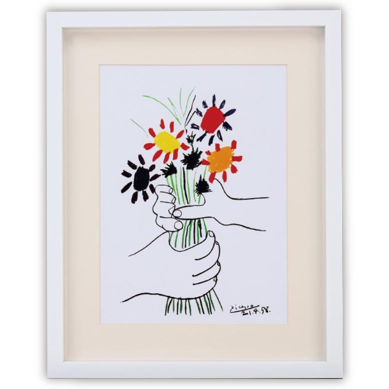 レプリカ 絵画 パブロ・ピカソ 作品 花束 洋画複製 おしゃれ