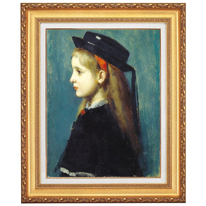 ジャン・ジャック・エンネル 作品 アルザスの少女 10号 立体複製名画
