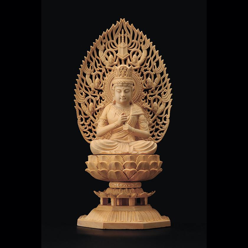 桧彫刻『大日如来』 木彫り 仏像 36031 - アートの友社 : ホーリ 桧彫刻『大日如来』 木彫り 仏像 36031 - アートの友社 : ホーリ