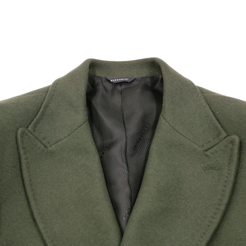メンズ ダブル コート カーキグリーン XL XXL イタリア製 大きいサイズ  