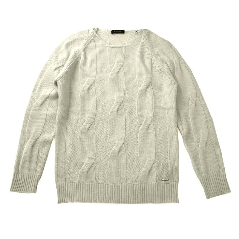 ケーブルニット セーター オフホワイト イタリアブランド ガッザリーニ 大きいサイズ Mi97g メンズ大きいサイズ専門エレスタ 通販 Yahoo ショッピング