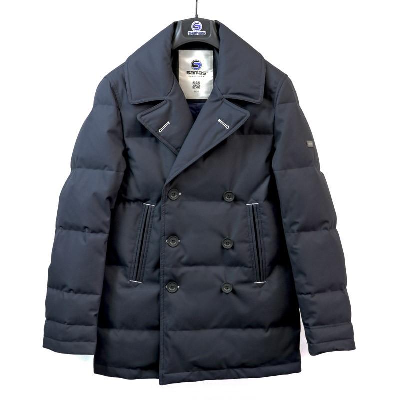 Samas サマス のダウンジャケット ダブル Pコート イタリア製 Sm171 73 80 メンズ大きいサイズ専門エレスタ 通販 Yahoo ショッピング