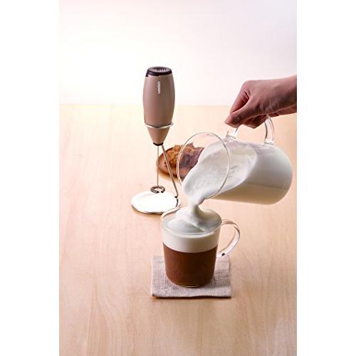 HARIO(ハリオ) クリーマー・ゼット 泡だて器 ミルクフォーマー ブラウン プレゼ（Yahoo!・エレガライフYahoo!ショップ）