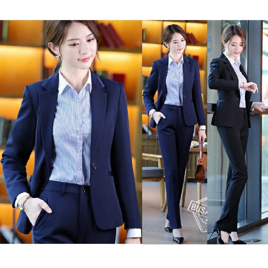 S 4l 大きいサイズ Ol通勤 通学 面接 ビジネス 制服 レディーススーツ Yl Xz X8638 Elegantv 通販 Yahoo ショッピング
