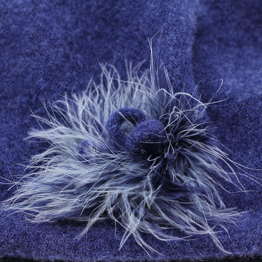 ファー付きニット帽 青赤模様ベージュミ フェニックス phenix Mix Border Junior Earflap Beanie ミックス