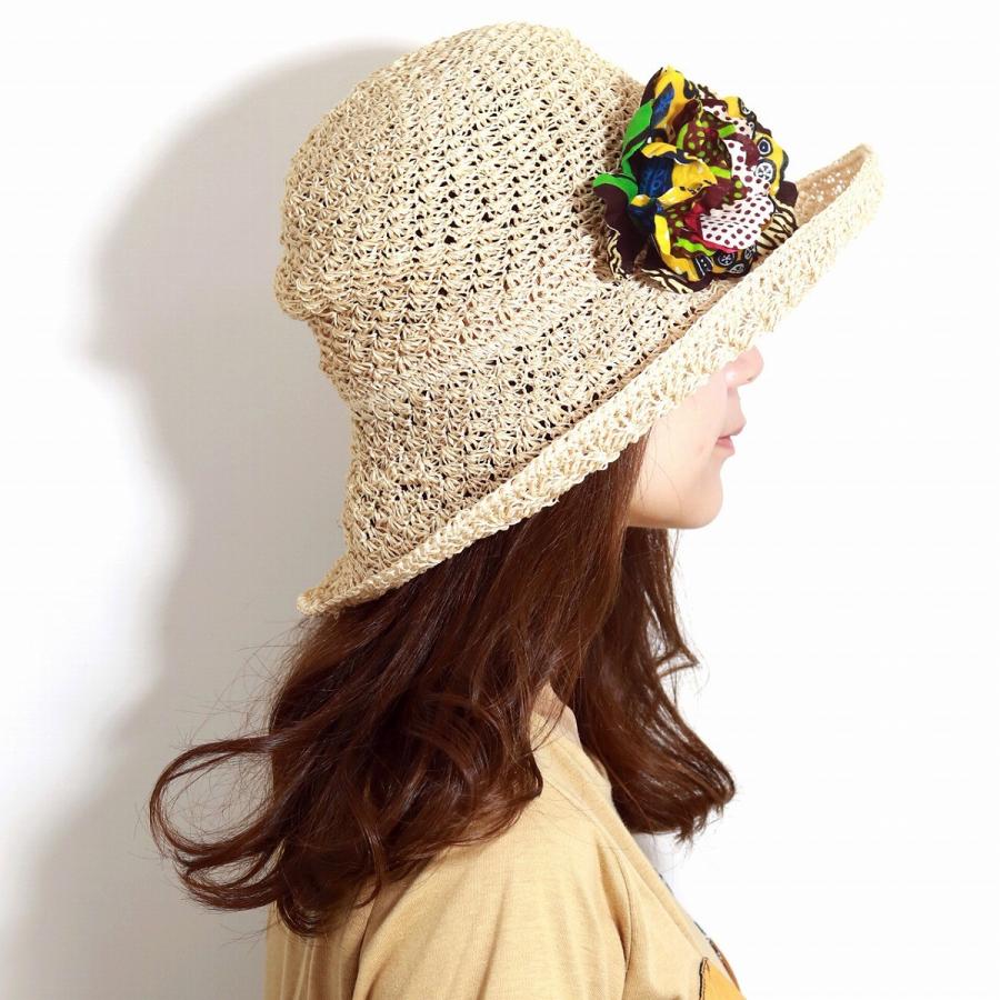 ケーブルアミ ハット レディースファッション 涼しい 通気性 マニラ麻