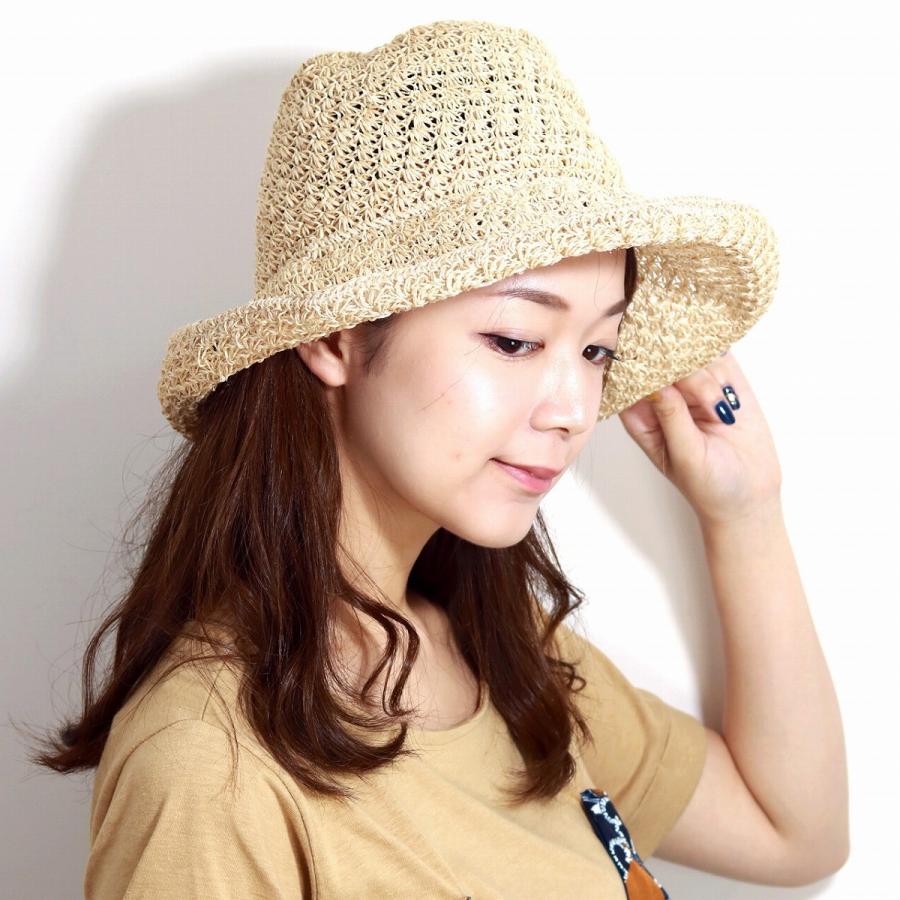 ハット レディースファッション 夏の帽子 涼しい 通気性抜群 マニラ麻