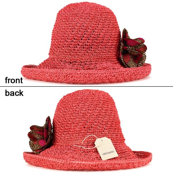 ハット レディースファッション 夏の帽子 涼しい 通気性抜群 マニラ麻