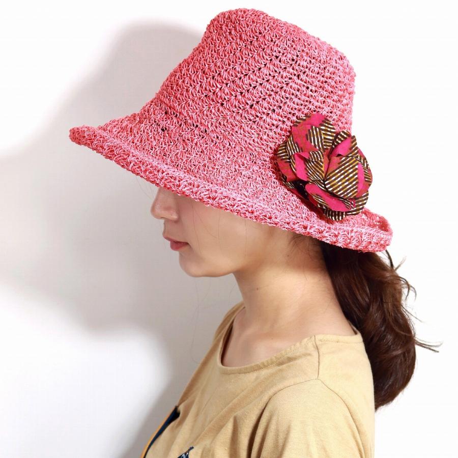 ハット レディースファッション 夏の帽子 涼しい 通気性抜群 マニラ麻