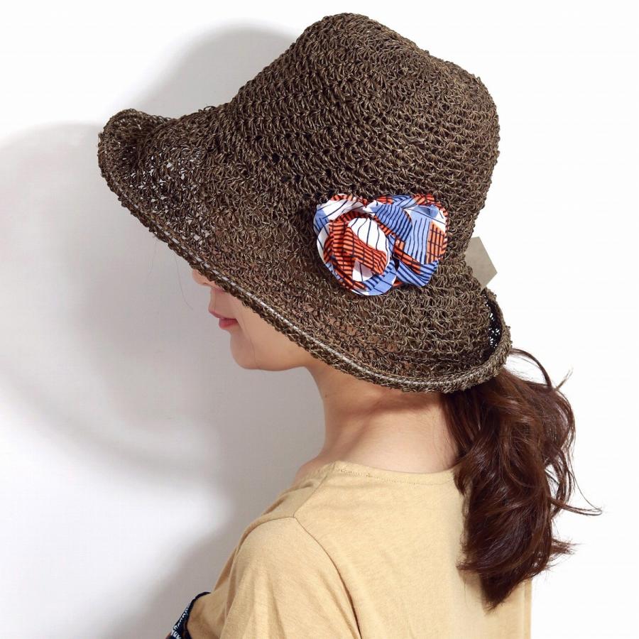 ハット レディースファッション 夏の帽子 涼しい 通気性抜群 マニラ麻