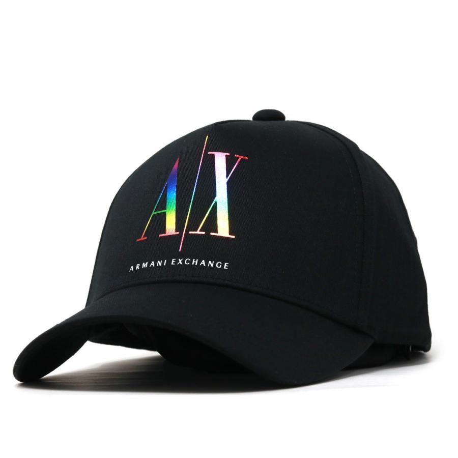 アルマーニ キャップ ロゴ メンズ 帽子 スナップバック A|X Armani Exchange レインボー ホログラム ゴルフ 正規輸入品 ブランド｜elehelm-hatstore｜03