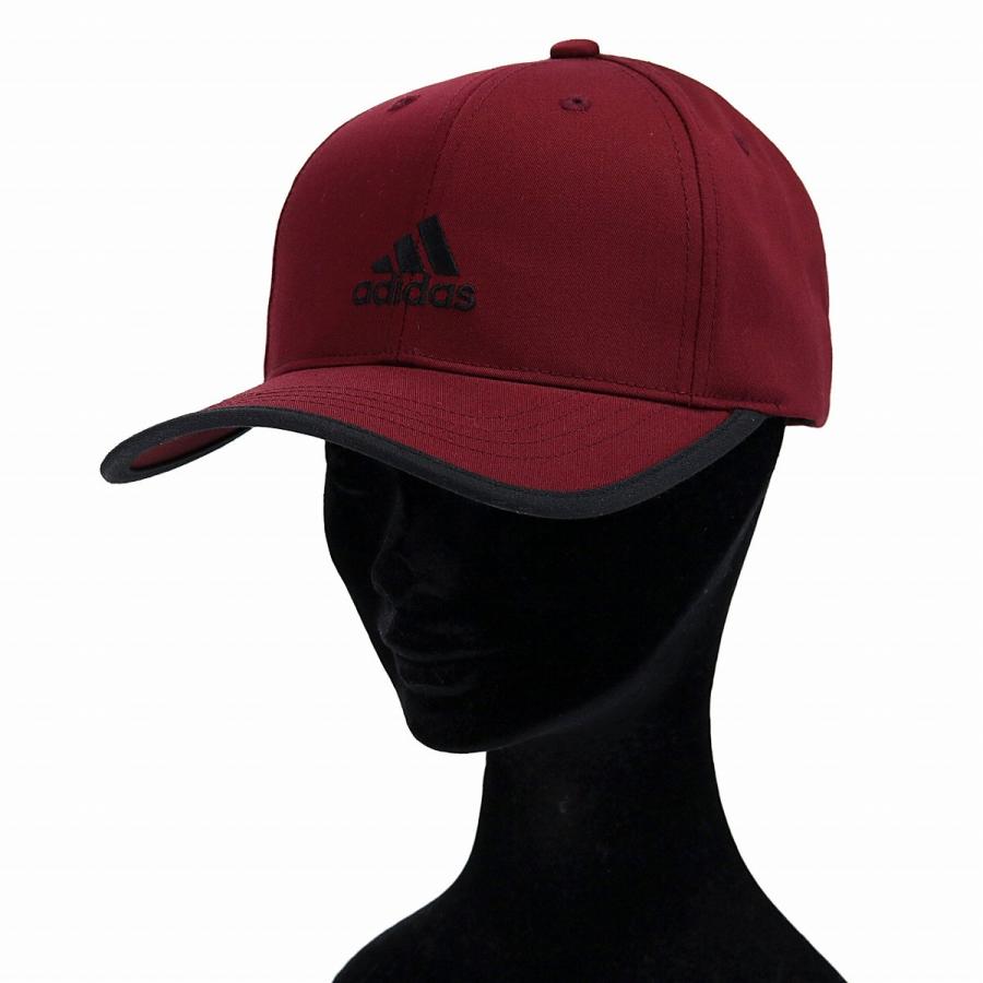 adidas キャップ ランニング アディダス 帽子 大きいサイズ ツイル 野球帽 スポーツ cap 赤 レッド｜elehelm-hatstore｜07