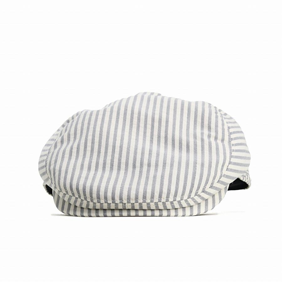 MATUI 帽子 日本製 ハンチング帽 春 夏 サマーウール ストライプ ハンチング帽 紳士 ウール メン 春 夏 MATSUI ハンチング サマーウール ストライプ ハンチング帽 日本