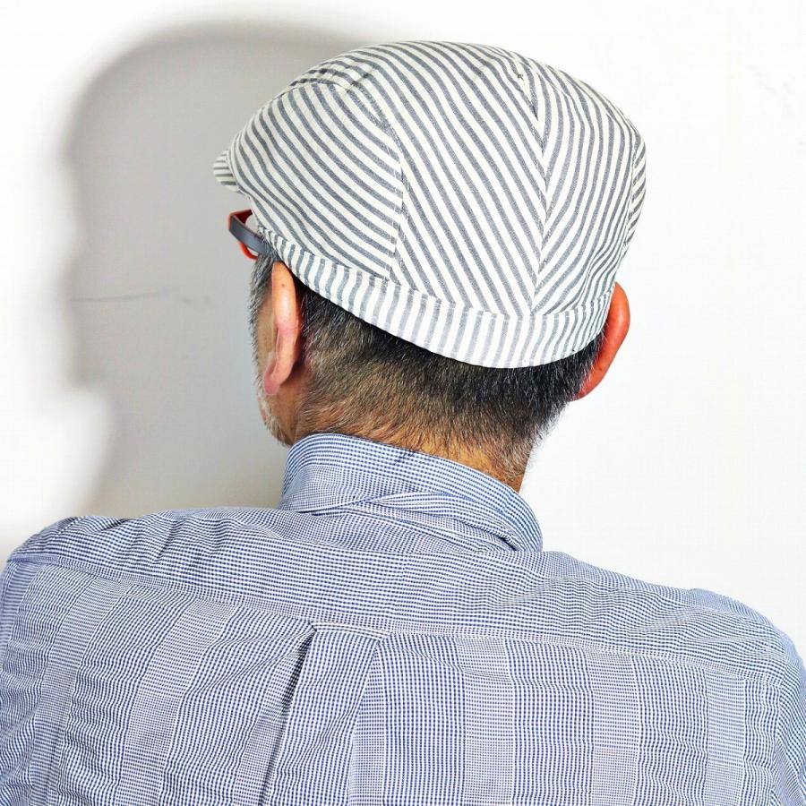 春 夏 MATSUI ハンチング サマーウール ストライプ ハンチング帽 日本