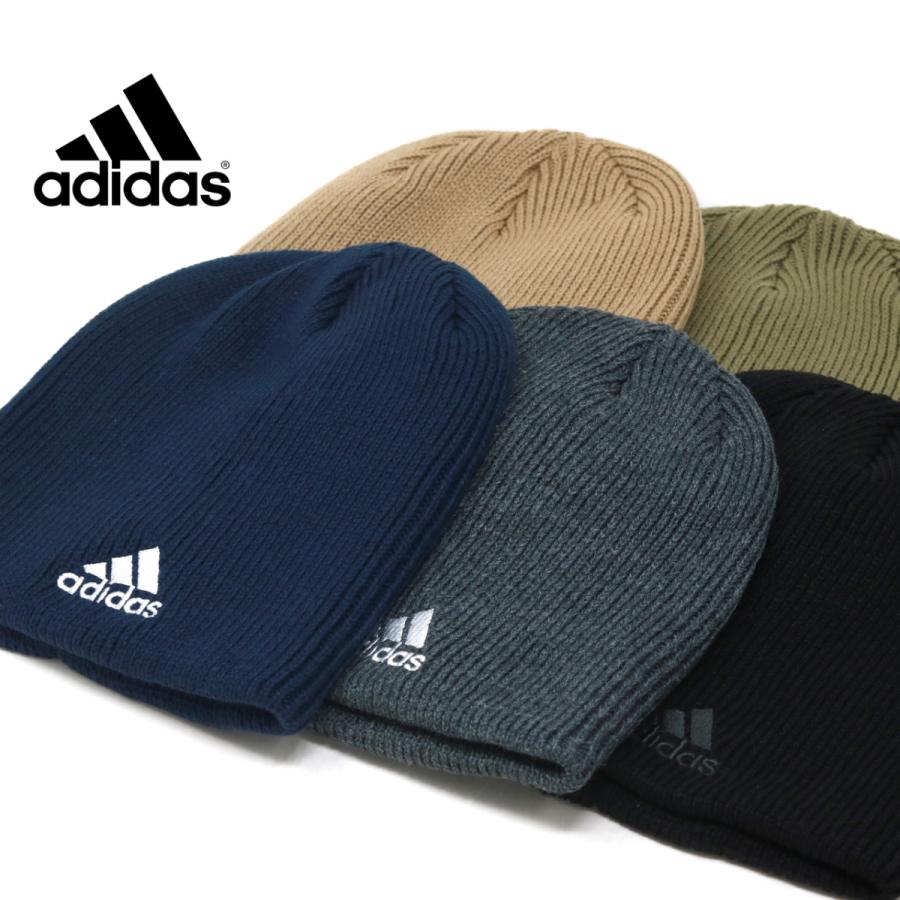 Adidas ニット帽 シンプル アディダス ビーニー 折り返し無し メンズ 秋冬 ロゴニット帽 レディース スポーツ ニットキャップ ニットワッチ ユニセックス 出色
