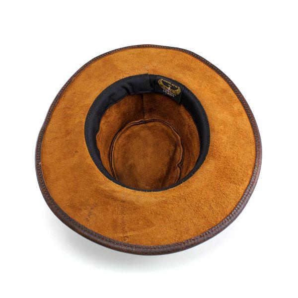ハット メンズ 帽子 ヘンシェル レザーカウボーイハット アメリカ製 ブラウン :1101-23:ELEHELM帽子通販専門店 - 通販