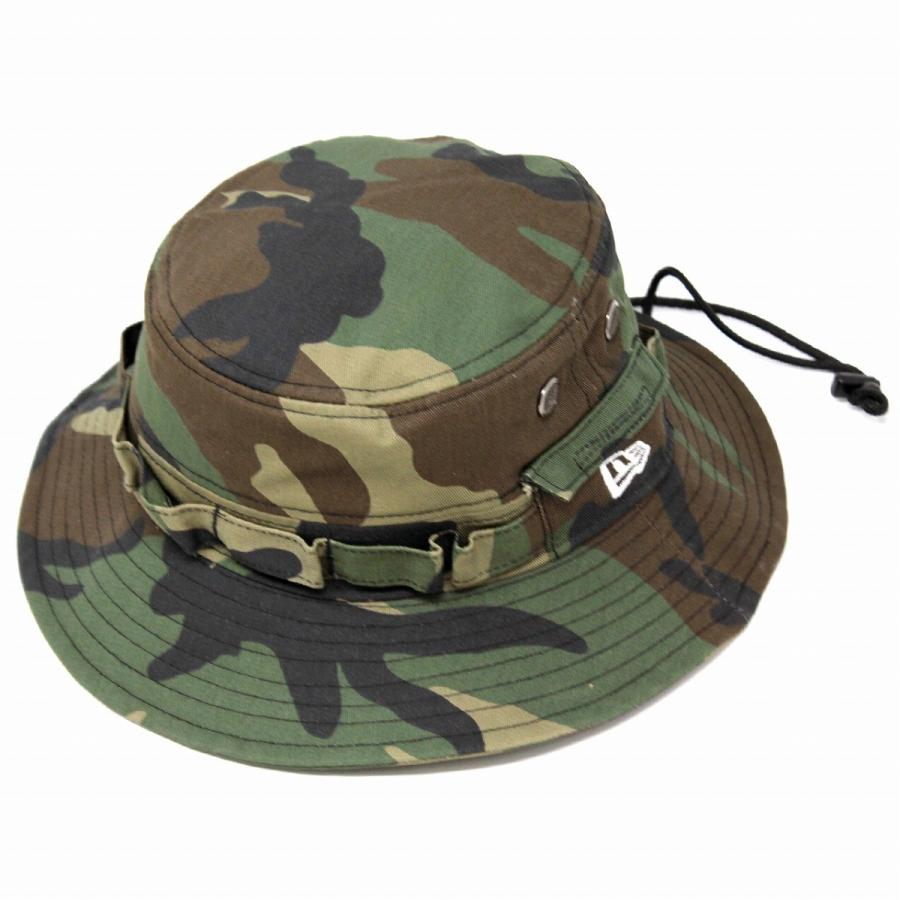 NEW ERA（ニューエラ） 迷彩柄 アドベンチャー ハット ダックコットン