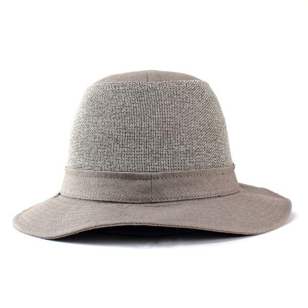 帽子 ハット メンズ アウトドアにも最適カジュアルハット 夏 麻