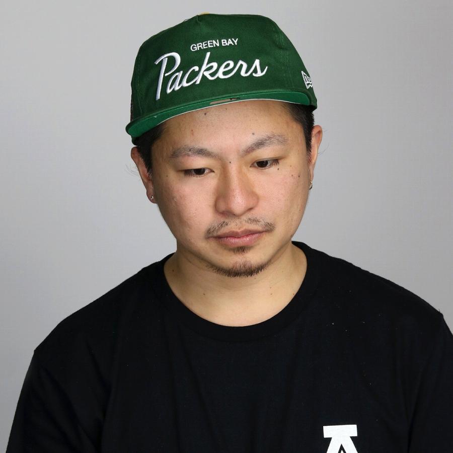 NEWERA キャップ スポーツ ニューエラ アメフト グリーンベイ・パッカーズnew era 9FIFTY サイズ調節可 グリーン × ホワイト｜elehelm-hatstore｜08