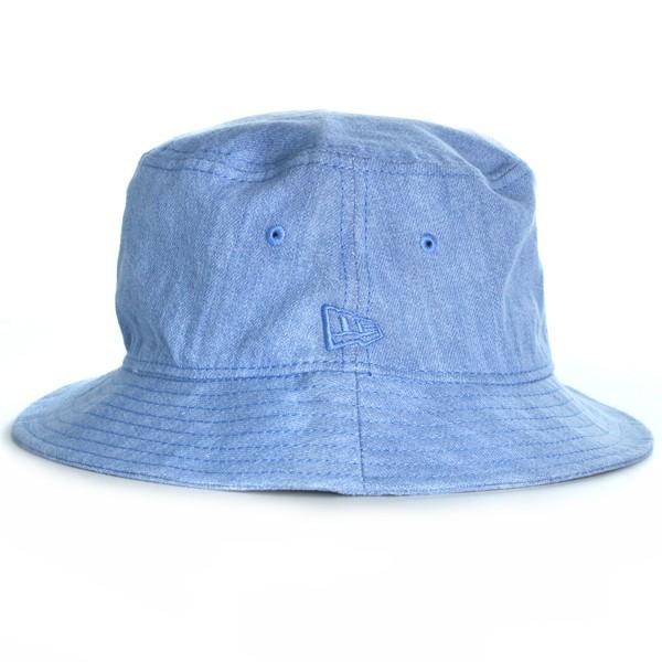 NEW ERA（ニューエラ） バケット ハット ウォッシュドインディゴ 