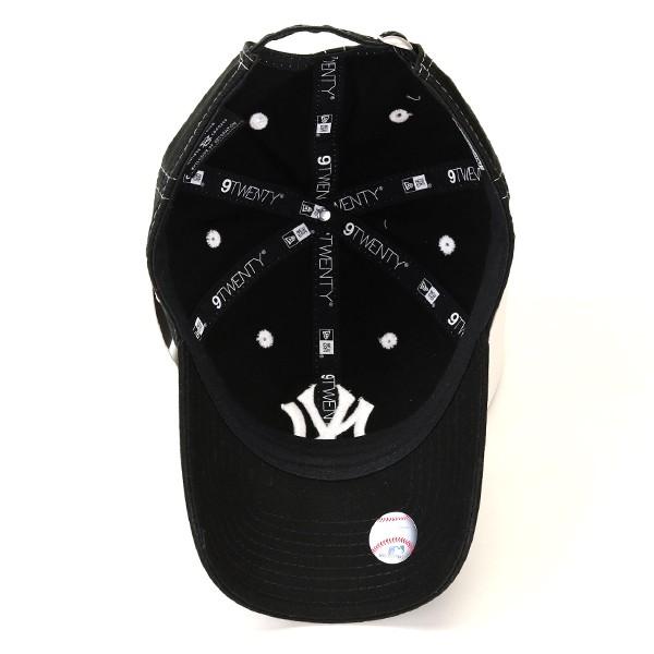 New York Yankees ニューヨークヤンキース 春夏 NEWERA 帽子 メンズ ニューエラ キャップ CAP ウォッシュ加工 new era 9TWENTY/ブラック｜elehelm-hatstore｜06