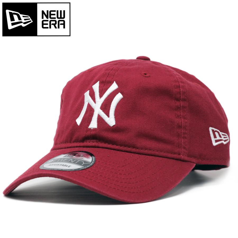 NEWERA ニューエラ キャップ 9TWENTY 920 ウォッシュドコットン ニューヨーク・ヤンキース カーディナル  :11434006:ELEHELM帽子通販専門店 - 通販 - Yahoo!ショッピング