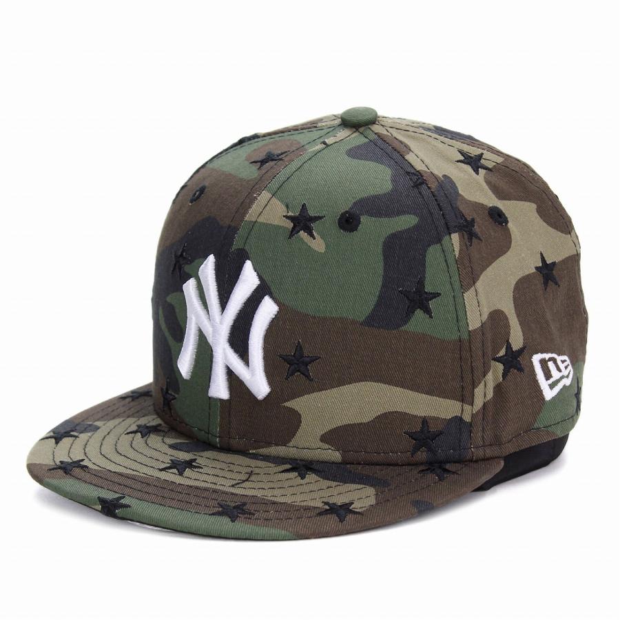 NEW ERA NEWERA キャップ KIDS 帽子 星柄 59FIFTY スター カモ柄