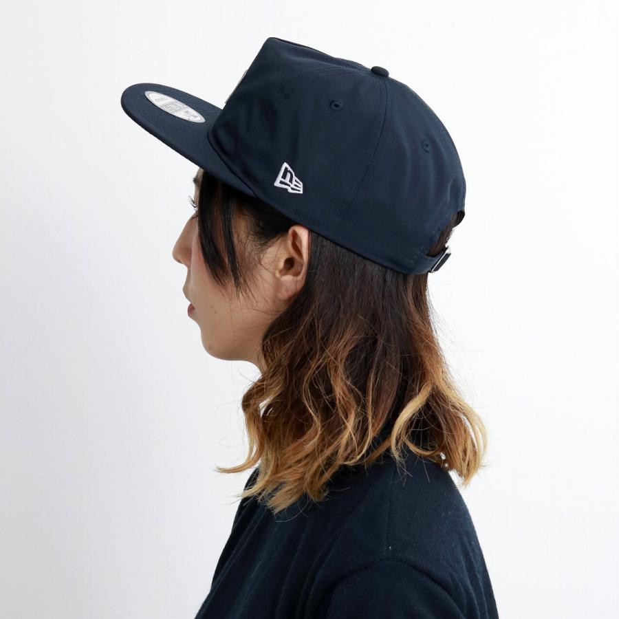★美品★GOLFICKERS 5525 NEWERA ネイビーキャップ 59.6 NEW ERA（ニューエラ） NEWERA THE GOLFER キャップ T/C SHELL 撥水