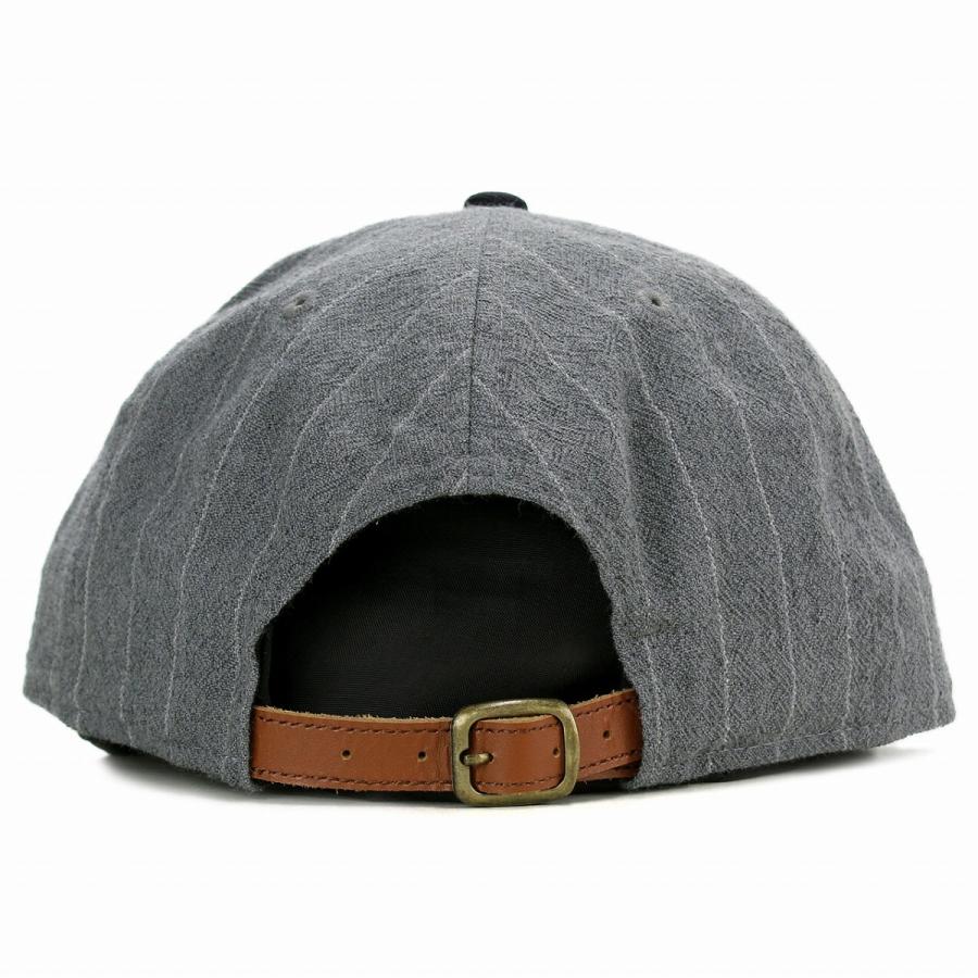 CHANEL ネイビー ストライプ キャップ NEW ERA ニューエラ キャップ ピンストライプ NEWERA フランネル