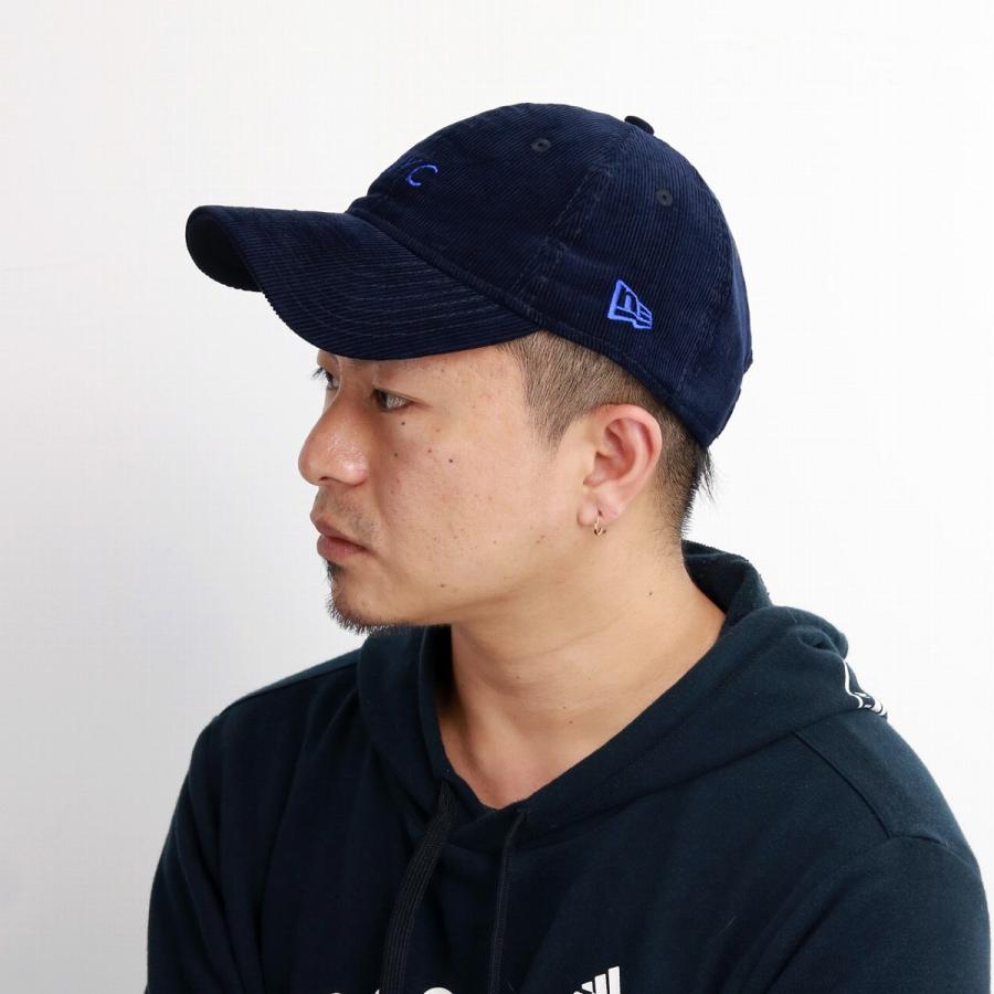 ニューエラコーデュロイ コーデュロイ キャップ ネイビー 別注 NEW ERA