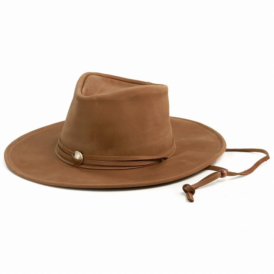 18018円 売れ筋商品 ハット メンズ 帽子 ヘンシェル レザーカウボーイハット アメリカ製 ブラウン