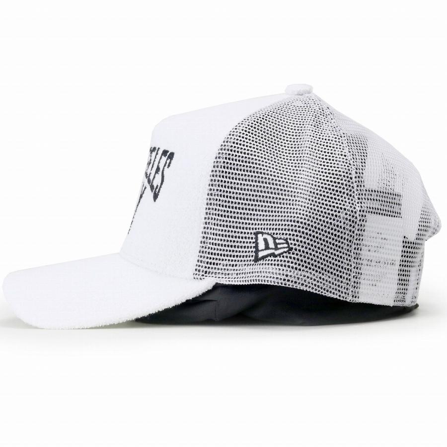 ニューエラ Pile パイル生地 メッシュ キャップ メンズ レディース Newera 9forty A Frame Trucker 春 夏 帽子 白 ホワイト Elehelm帽子通販専門店 通販 Yahoo ショッピング