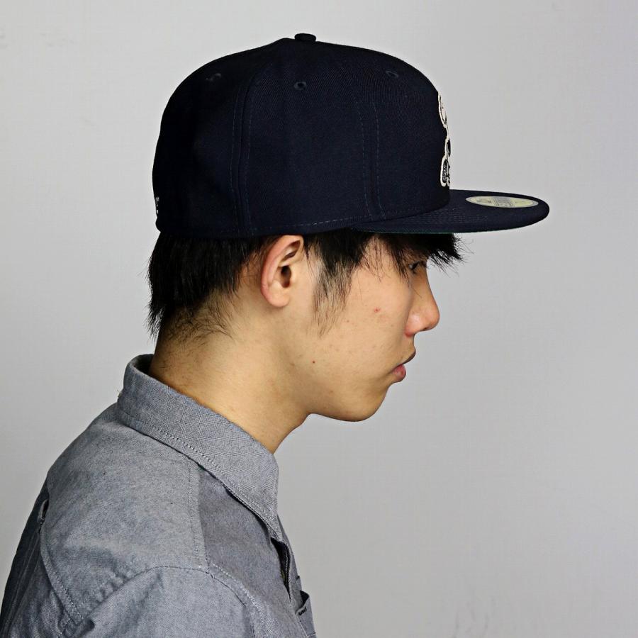 ポパイ popeye ビームス beams コラボ 限定 キャップ ネイビー