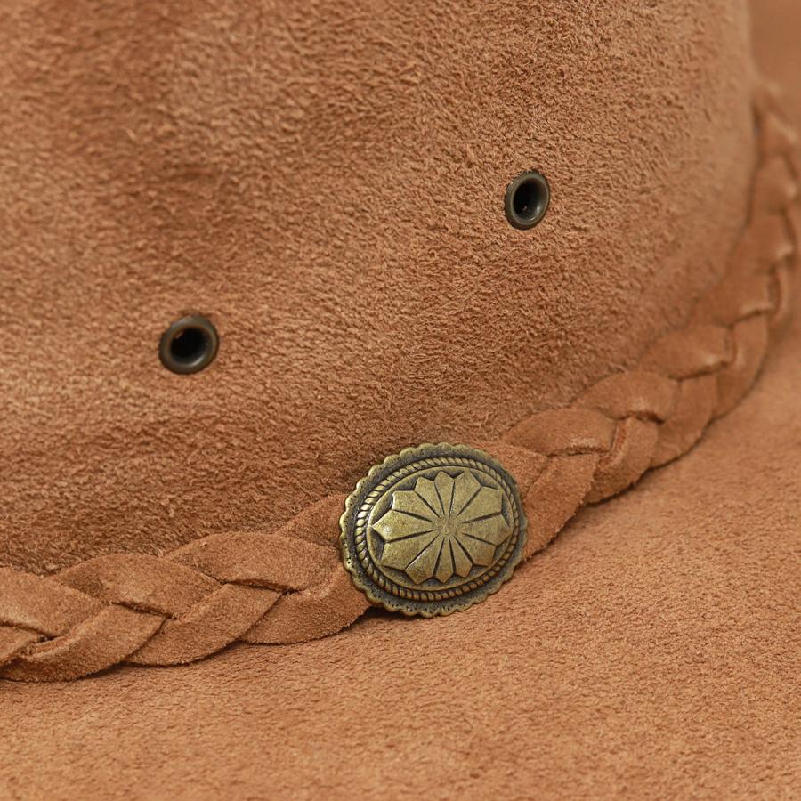 レザーハット 帽子 メンズ ヘンシェル カウボーイ テンガロン ハット