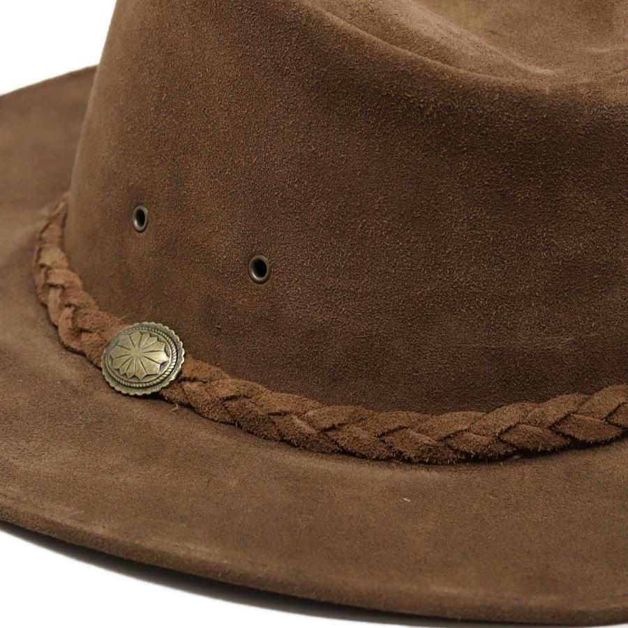 レザーハット 帽子 メンズ ヘンシェル カウボーイ テンガロン ハット