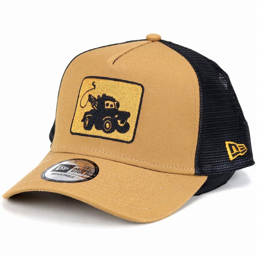 メッシュ キャップ カーズ メーター Newera メンズ レディース キャラクター 帽子 Disney Cap ニューエラ ディズニー 茶色 ブラウン タン Elehelm帽子通販専門店 通販 Yahoo ショッピング