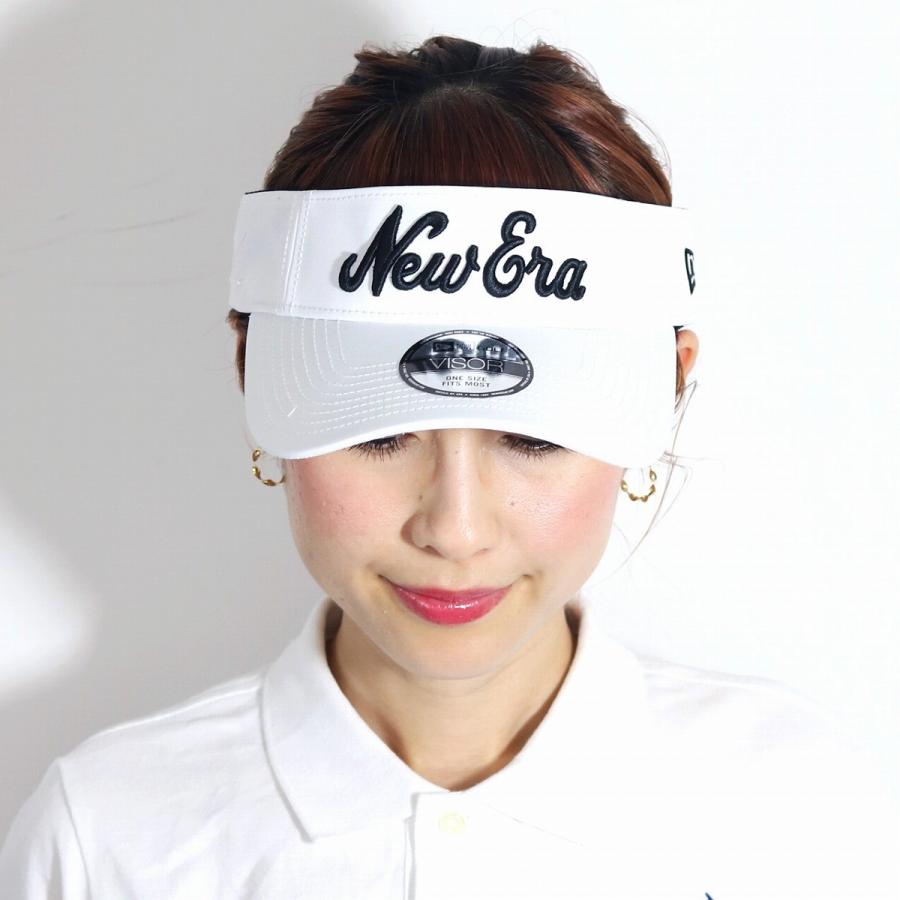 ANew X New Era ゴルフバイザー ホワイト NEW ERA（ニューエラ） Prolight GOLF サンバイザー ゴルフ UV メンズ