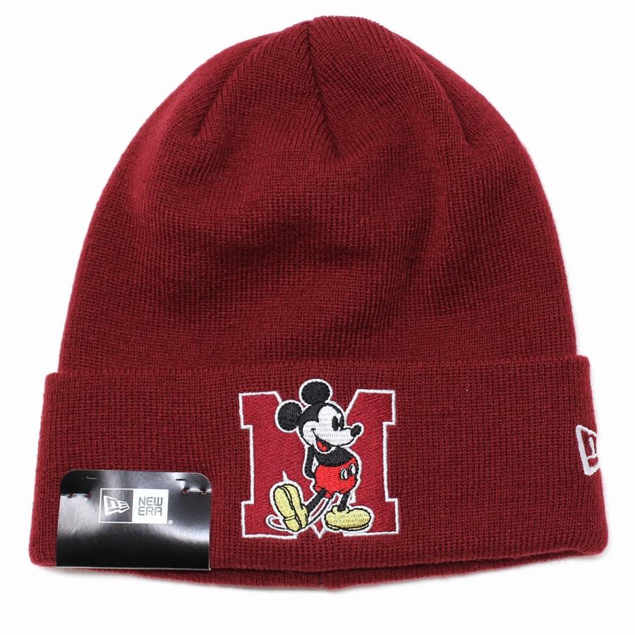 NEW ERA（ニューエラ） ニット帽 ミッキー コラボ レディース 帽子 冬