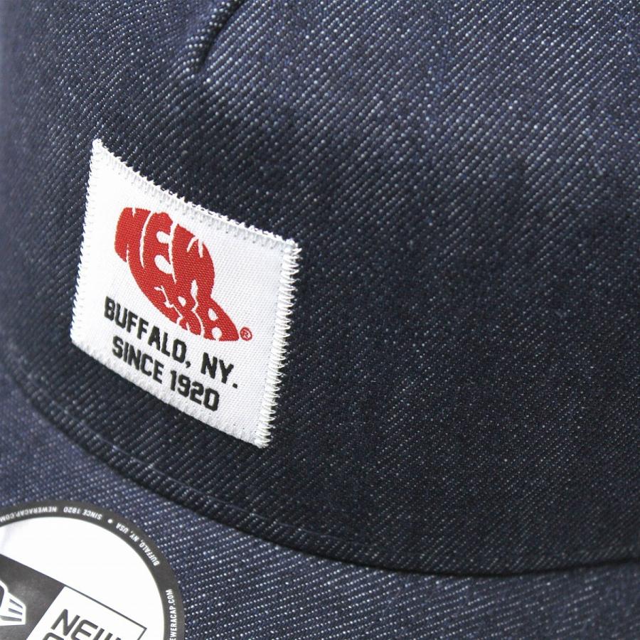 ニューエラ オールシーズン キャップ メンズ ウーブンパッチ レディース 新ロゴ Newera 9forty A Frame 帽子 インディゴデニム Elehelm帽子通販専門店 通販 Yahoo ショッピング