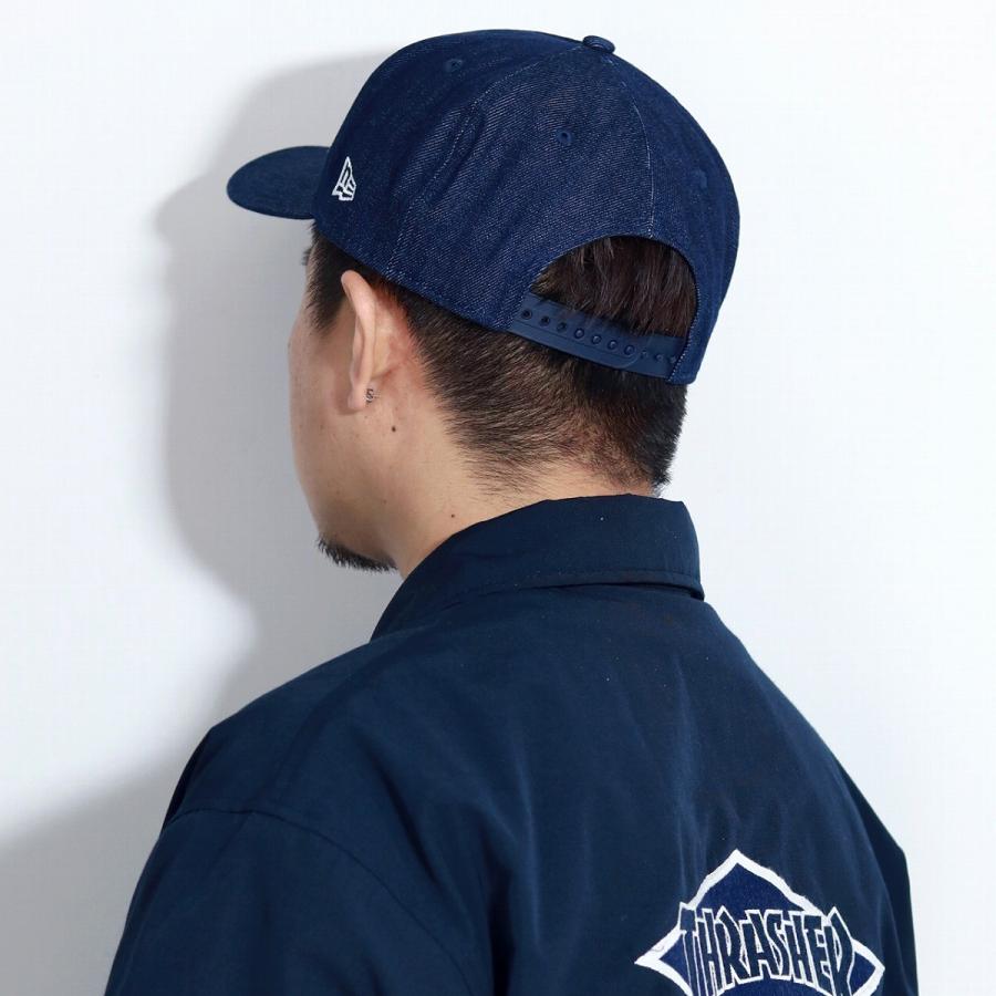ニューエラ オールシーズン キャップ メンズ ウーブンパッチ レディース 新ロゴ Newera 9forty A Frame 帽子 インディゴデニム Elehelm帽子通販専門店 通販 Yahoo ショッピング