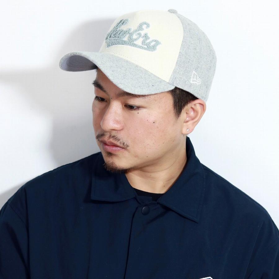 NEW ERA（ニューエラ） シニールロゴ メルトン 秋 冬 キャップ メンズ