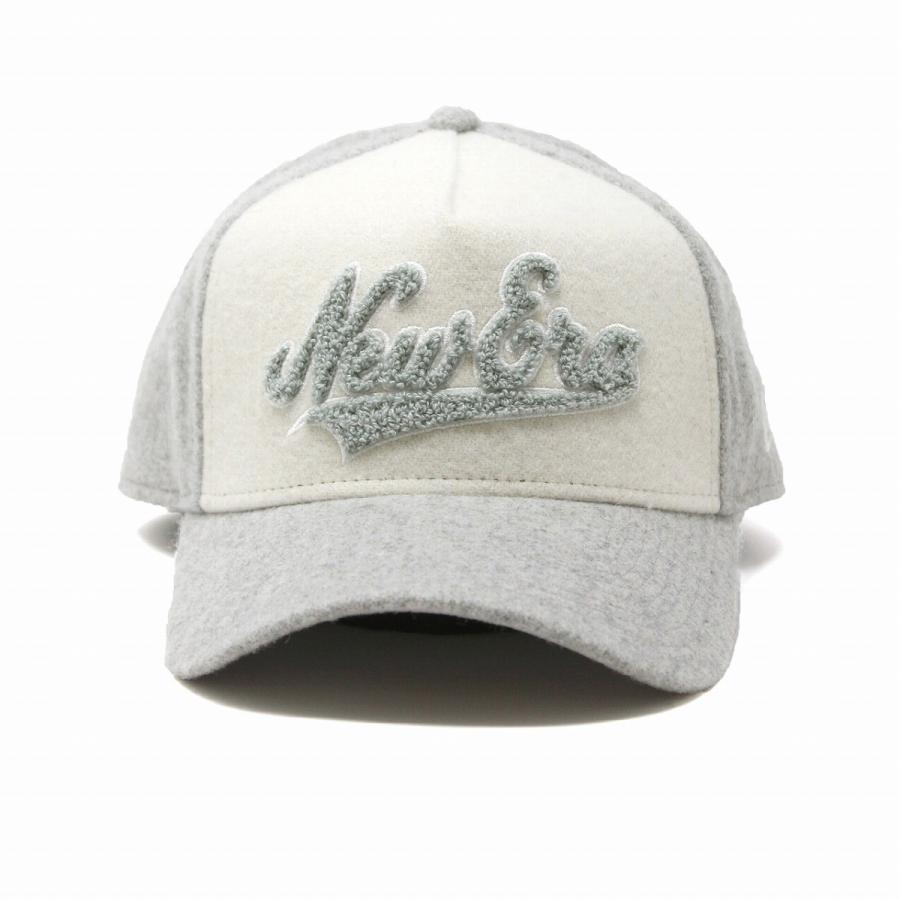 NEW ERA（ニューエラ） シニールロゴ メルトン 秋 冬 キャップ メンズ
