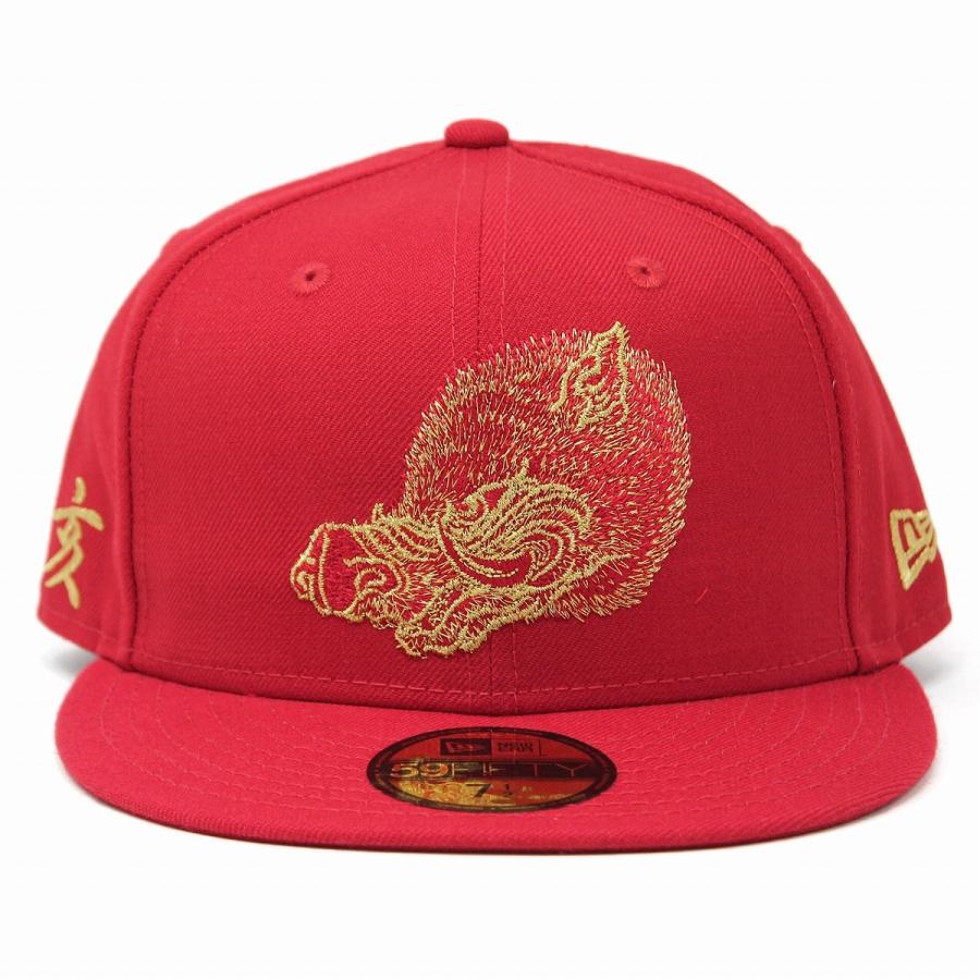 NEW ERA NEWERA コラボ キャップ 石川真澄 和柄 猪 亥 干支