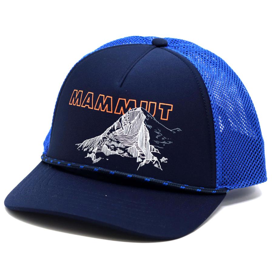 Mammut - MAMMUT マムート アウトドア帽子 アルナスカ キャップ青 メンズL新品 MAMMUT マムート キャップ メッシュ メンズ メッシュキャップ