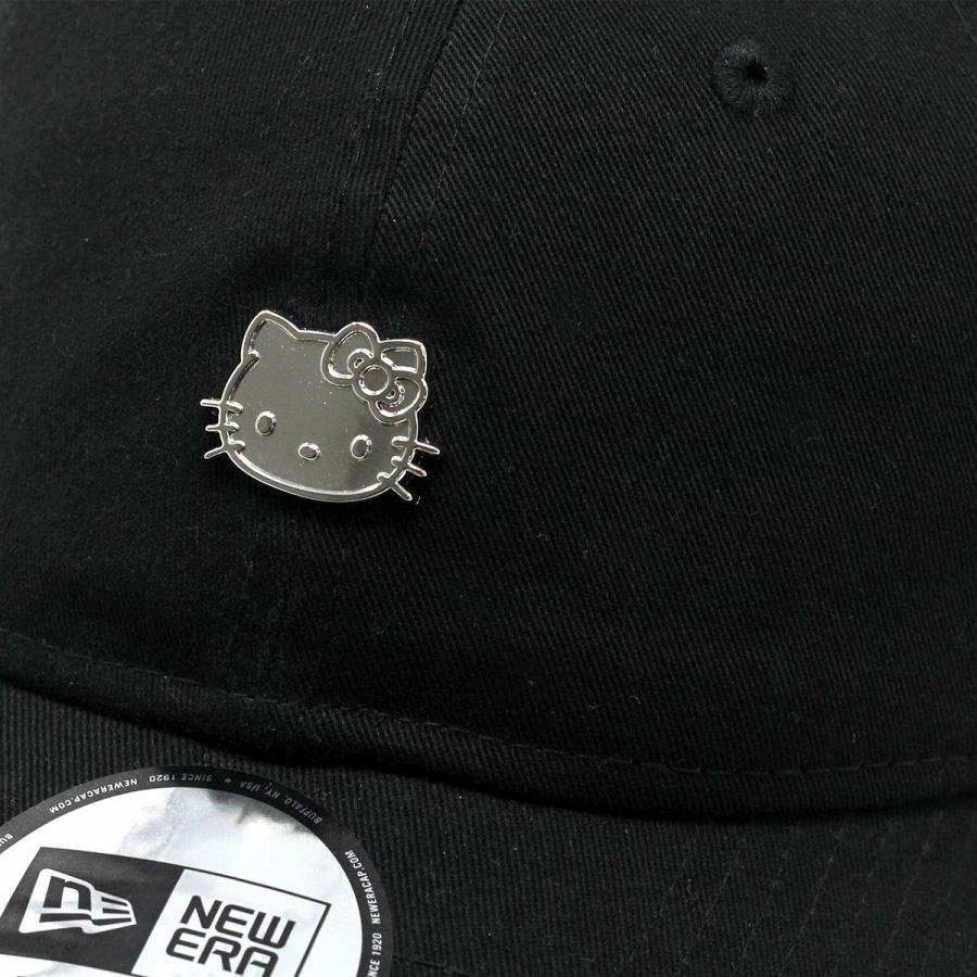 ニューエラ × ハローキティ 9TWENTYキャップ／ブラック NEW ERA キティー ニューエラ キャップ NEWERA レディース ハロー