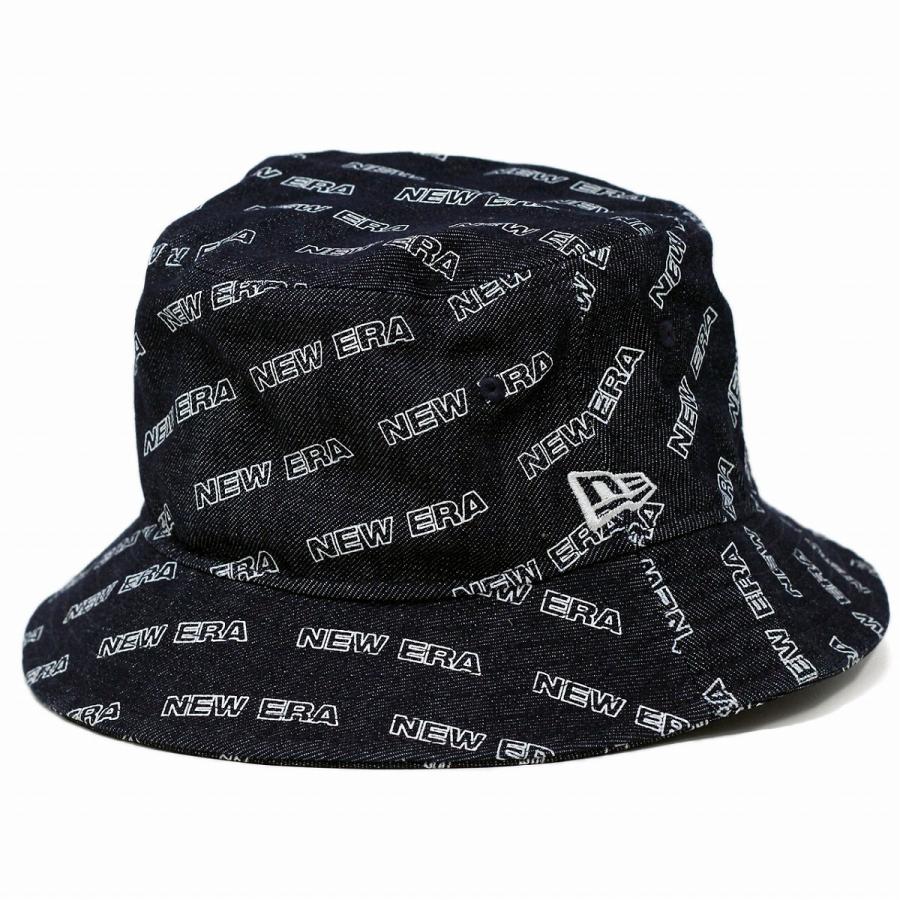 入手困難　N°21 × NEWERA　限定　コラボ　バケットハット　デニム　美品 入手困難 N°21 × NEWERA 限定 コラボ バケットハット デニム 美