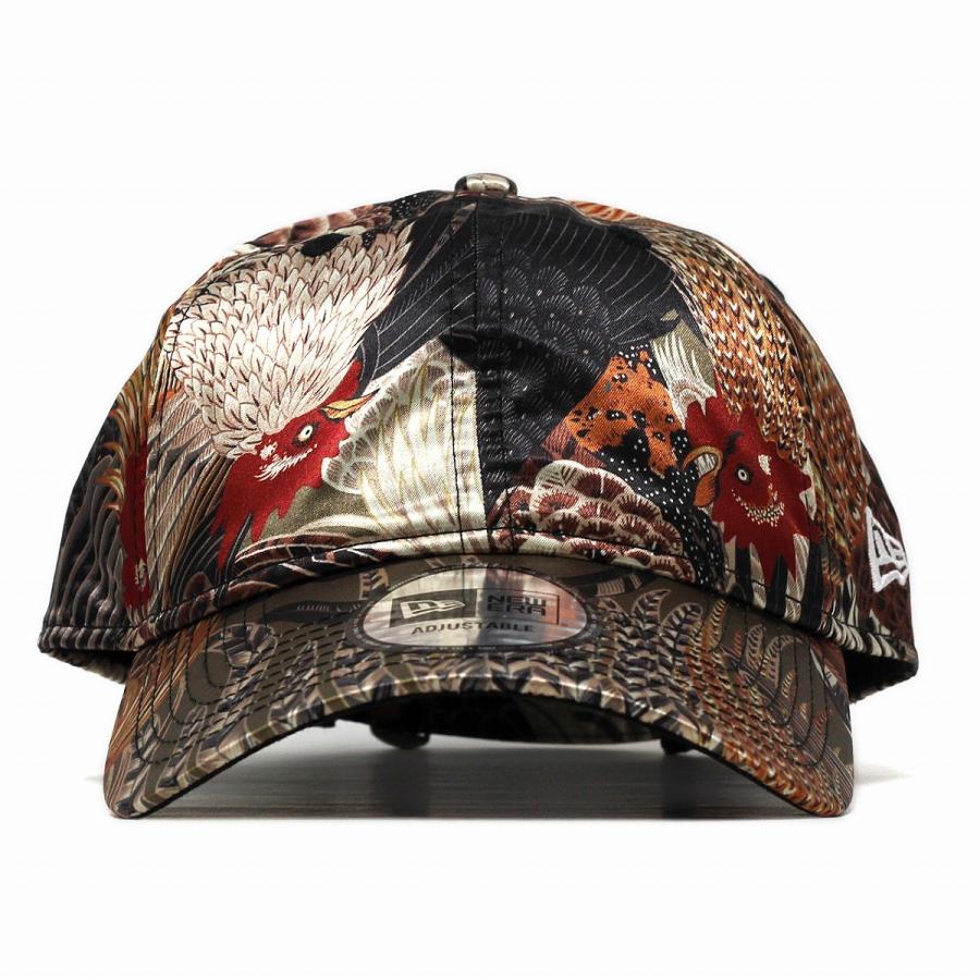 NEW ERA（ニューエラ） 和柄 キャップ 絵師 伊藤若冲 全面プリント