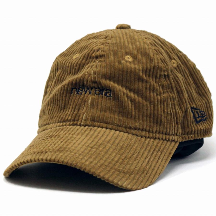 NEW ERA（ニューエラ） 太いピッチのコーデュロイ生地 キャップ 茶
